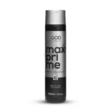 Front view of the QOD Max Prime After Treatment Mask bottle, a professional hair mask for maintaining smooth and shiny hair after straightening treatments.