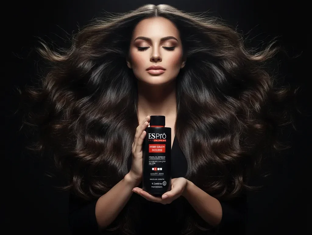 Luxury hair treatment results by ESPrö UAE with professional model